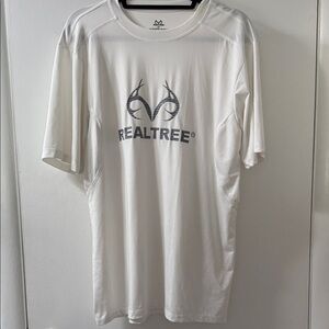 Realtree Classic Men’s White Short Sleeve Tee